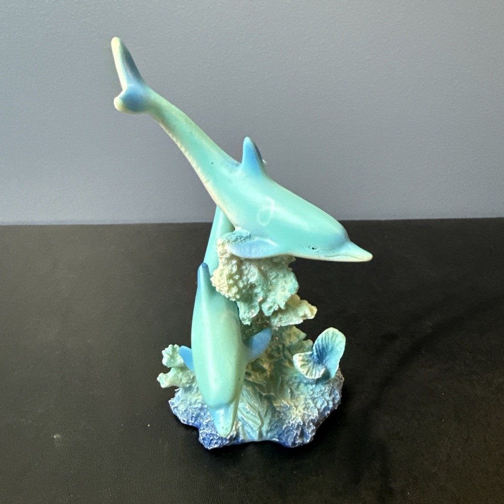 Resin Figurine from GSC #90065 DOLPHINS, From Retail Store, NEW 5.5" high